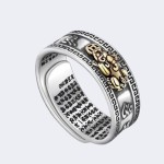 Feng Shui Pixiu Mantra Ring - Wealth & Protection